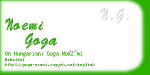 noemi goga business card